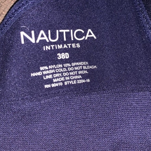NWT NAUTICA BRA- no wire- size 38D - Picture 9 of 11